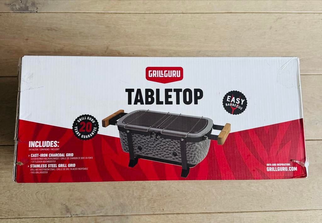 Grill Guru Tabletop BBQ - Nieuw in doos, Ophalen of Verzenden, Nieuw