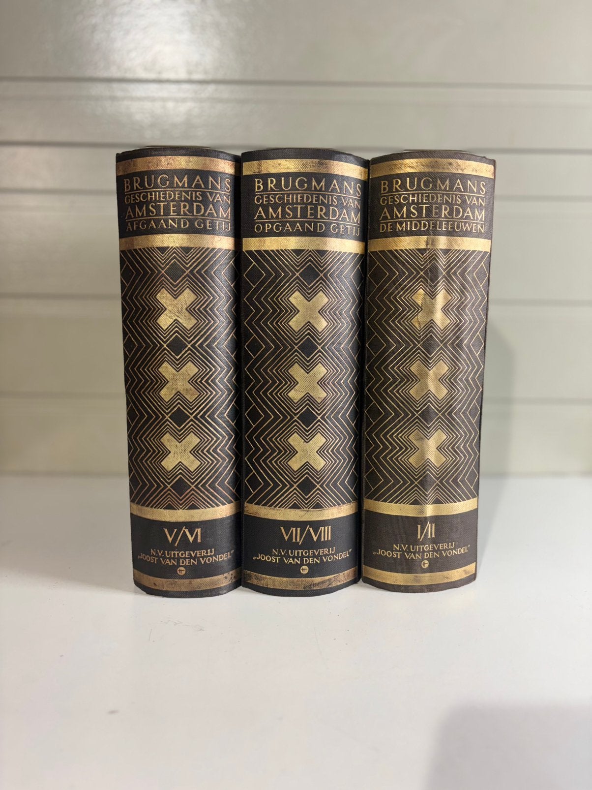 Geschiedenis van Amsterdam  H.Brugmans 3 monumentale boeken, Ophalen of Verzenden