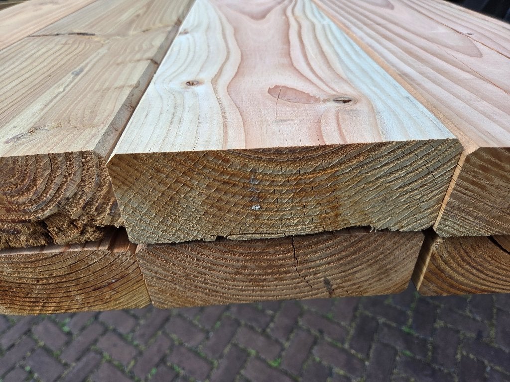 8 Douglas balken 6.5x19.0 cm - 4.00 m lang - nr: TB40, Ophalen, Nieuw, 250 cm of meer, Balken