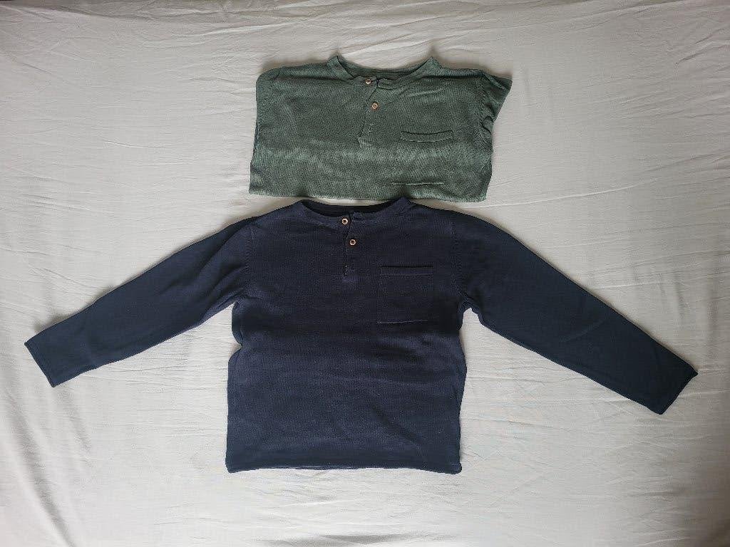 (Tweeling) truien €2 p.s. mt 116 z.g.a.n., Ophalen of Verzenden, Zo goed als nieuw, Jongen, Trui of Vest