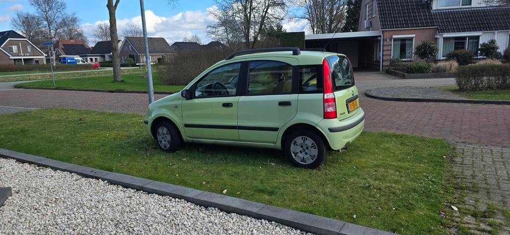 Fiat Panda 1.2 44KW 60PK 2005 Groen, Auto's, Voorwielaandrijving, Stof, Origineel Nederlands, Handgeschakeld