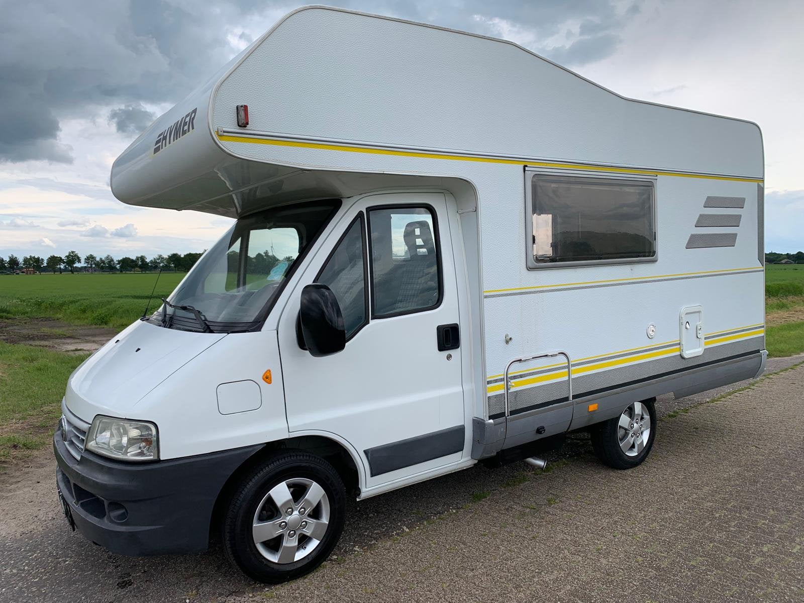 Hymer alkoof 1997 face lift top staat 2.8, Particulier, Dethleffs, Half-integraal, Tot en met 4
