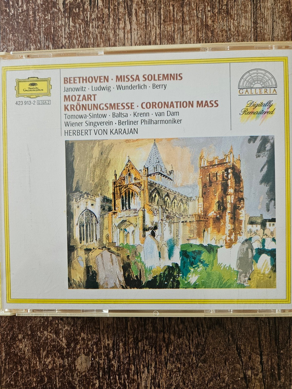 Beethoven Missa Solemnis & Mozart Krönungsmesse CD, Ophalen of Verzenden, Classicisme, Zo goed als nieuw, Orkest of Ballet