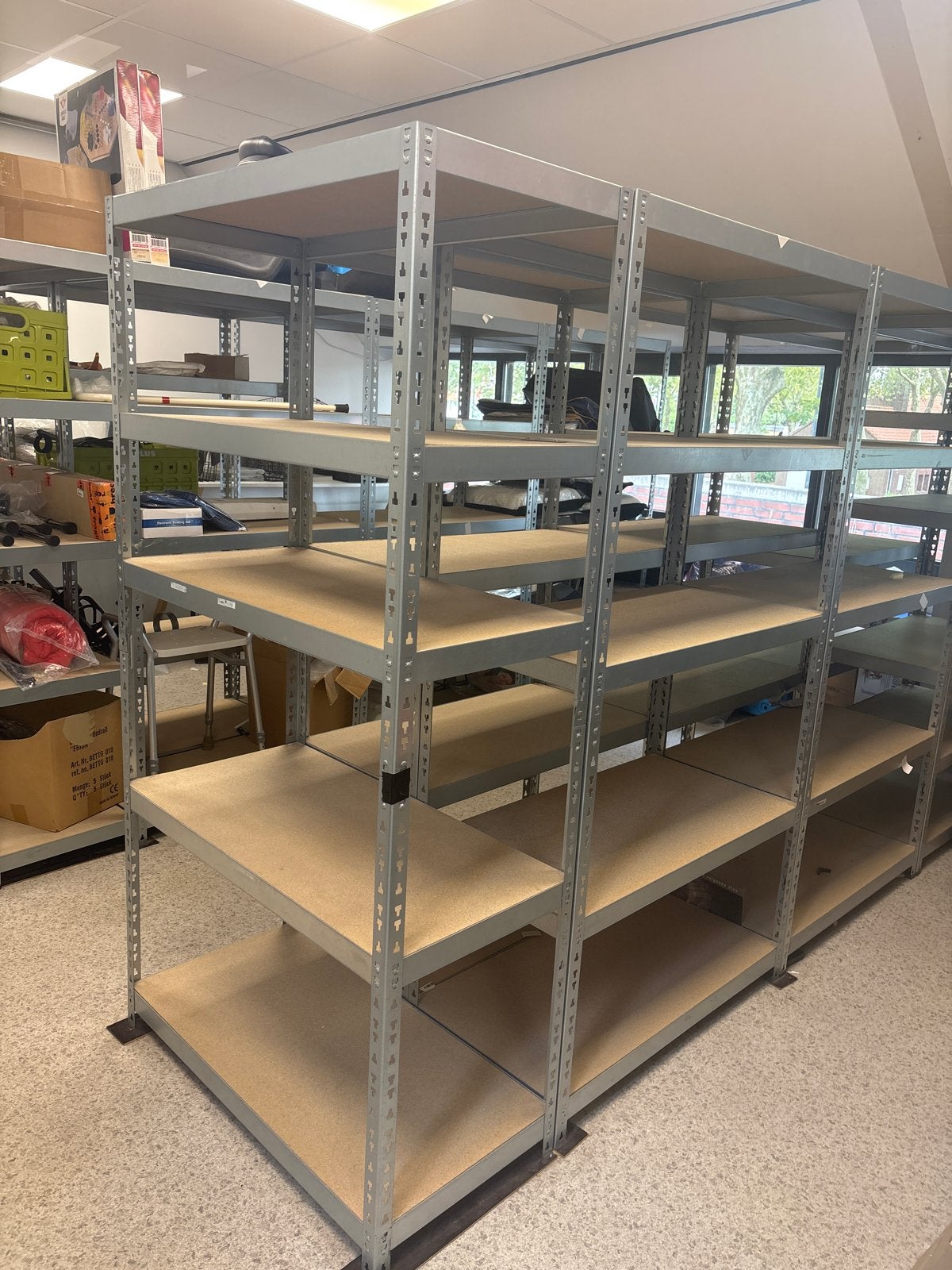 26 stuks magazijnrekken / stellingkasten, Huis en Inrichting, Kasten | Stellingkasten, Ophalen, Gebruikt