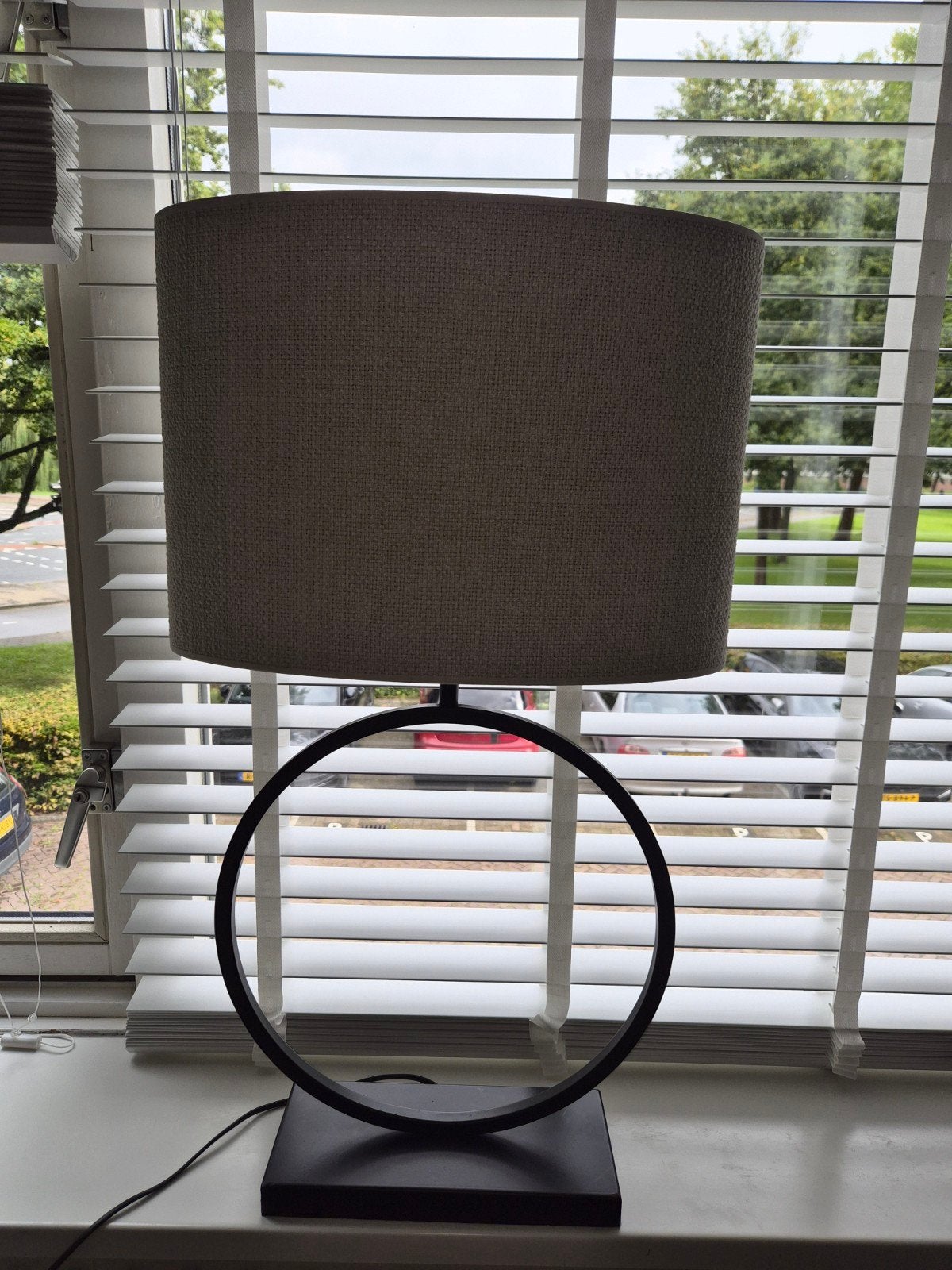 light & living ovale lampenkap, Huis en Inrichting, Ophalen, Tafellamp, 32 cm, Zo goed als nieuw