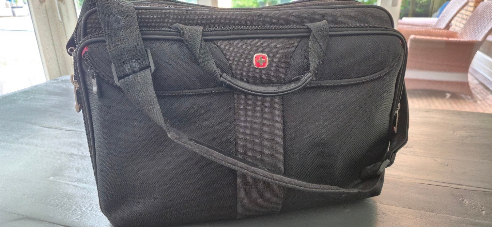 wenger business laptoptas nieuw tot 17 inch, 17 inch of meer, Nieuw, Zwart, Wenger