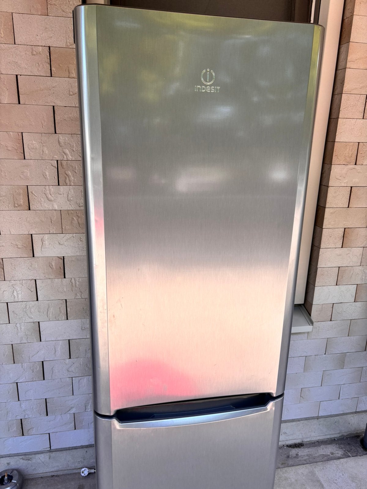 Koelkast met vriezer indesit, Ophalen, Gebruikt, 200 liter of meer, Met aparte vriezer