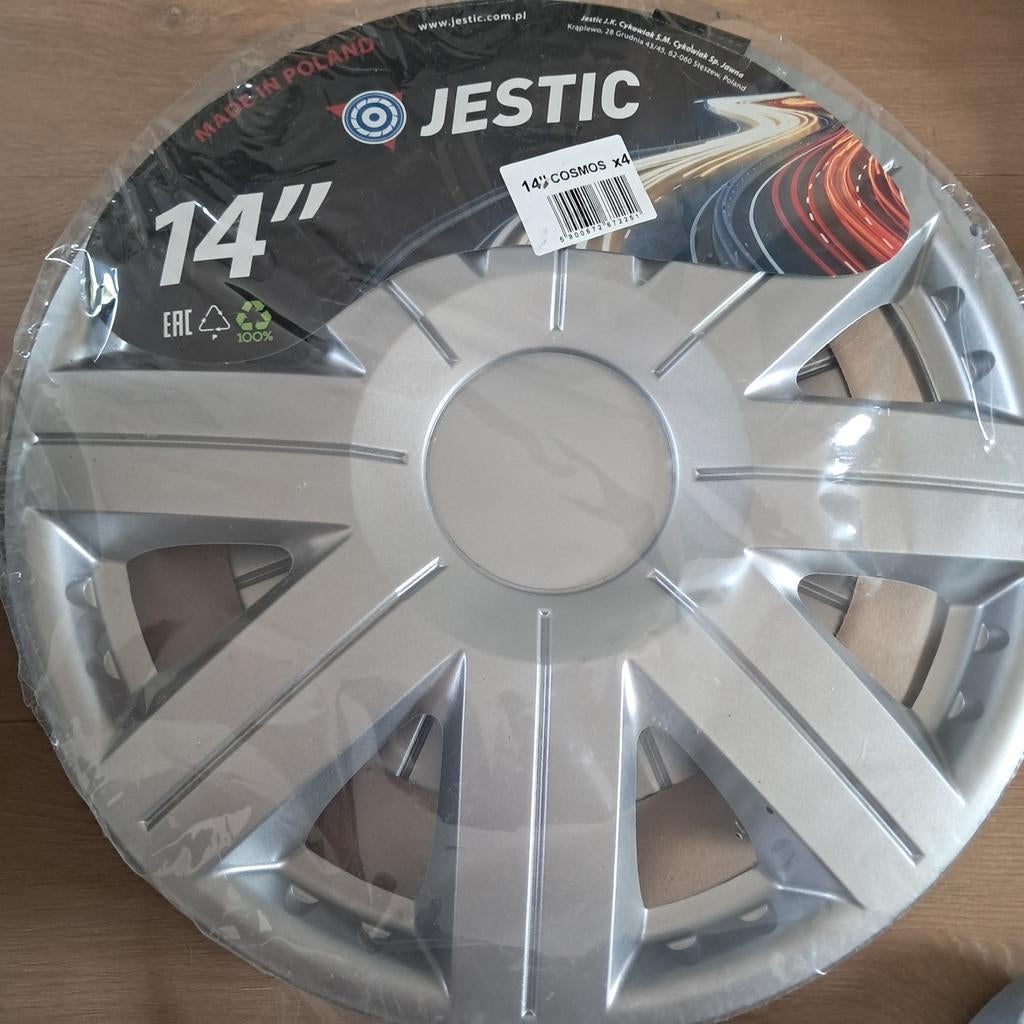 2 stuks Jestic 14 inch wieldoppen voor caravan, Ophalen, Nieuw
