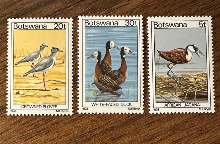 Botswana 1978 vogels eenden postfris postzegels, Ophalen of Verzenden, Overige landen, Postfris