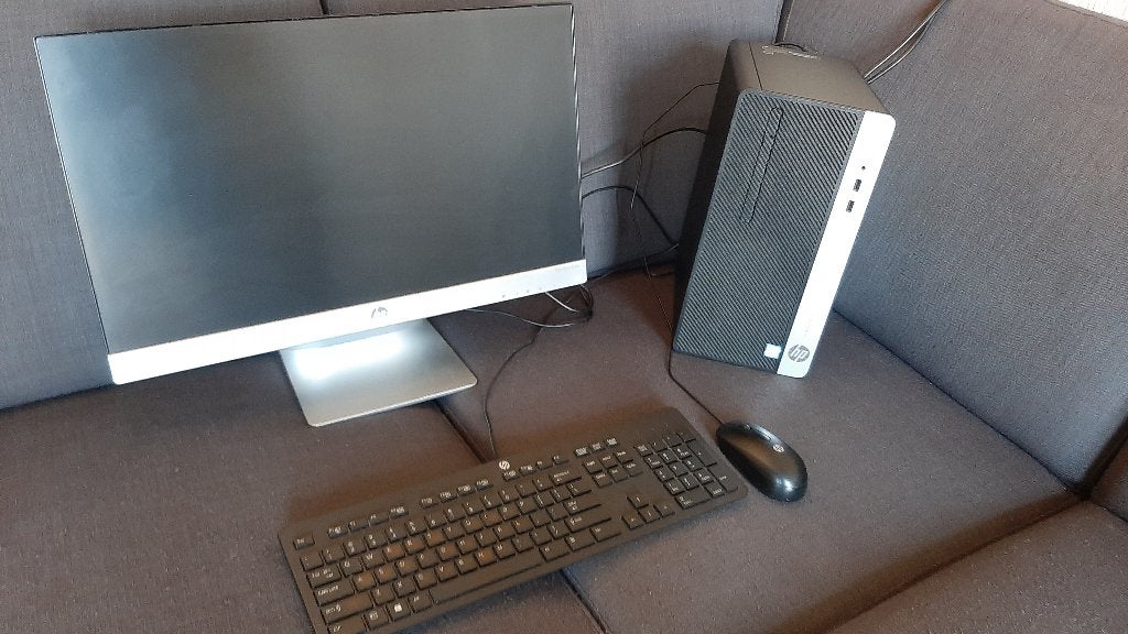 Nette hp ProDesk 400 G5 MT, Computers en Software, 256 GB, 2 tot 3 Ghz, Met monitor, 8 GB