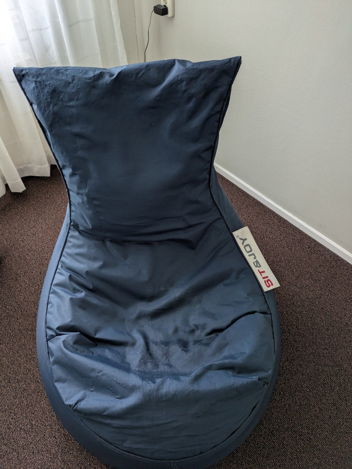 Sit & Joy zitzak - Donkerblauw, Ophalen, Gebruikt, Blauw, Zitzak