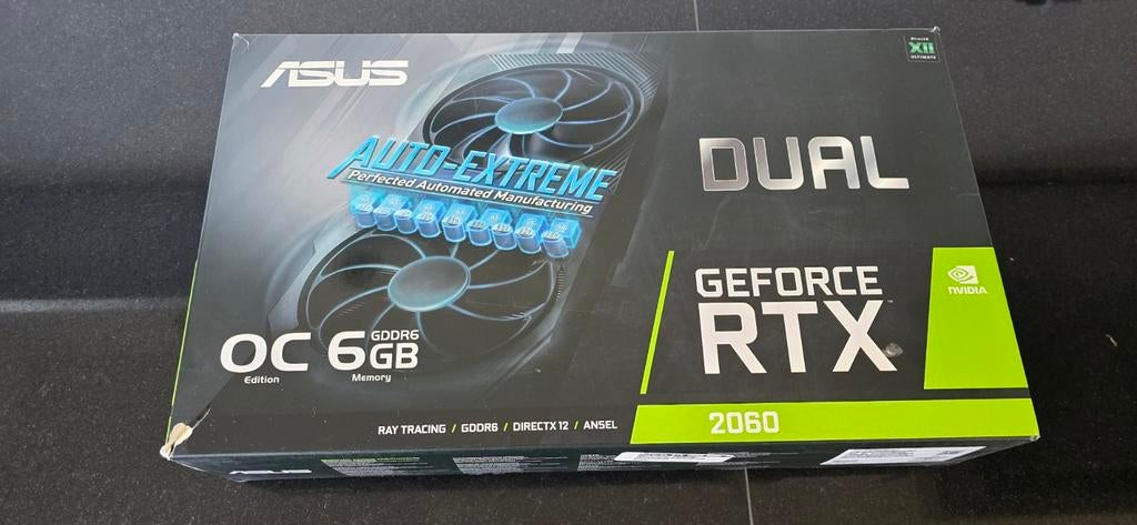 ASUS GeForce RTX 2060 OC 6GB, Computers en Software, Videokaarten, PCI-Express 3, GDDR6, HDMI, Ophalen of Verzenden