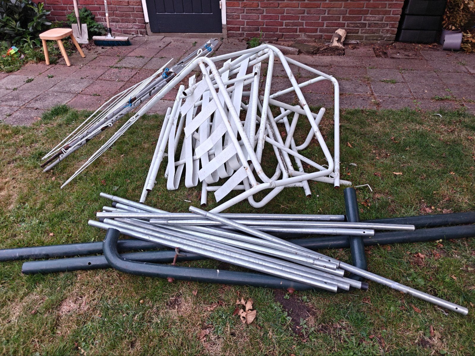 Partij oud ijzer/metaal/aluminium - reeds in stukken, Ophalen, Gebruikt, IJzer