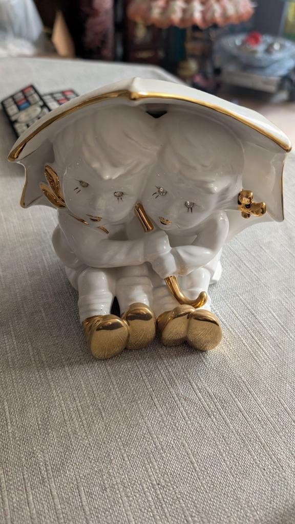 Bastiani Tweeling Beeldje met Swarovski Steentjes, Ophalen of Verzenden