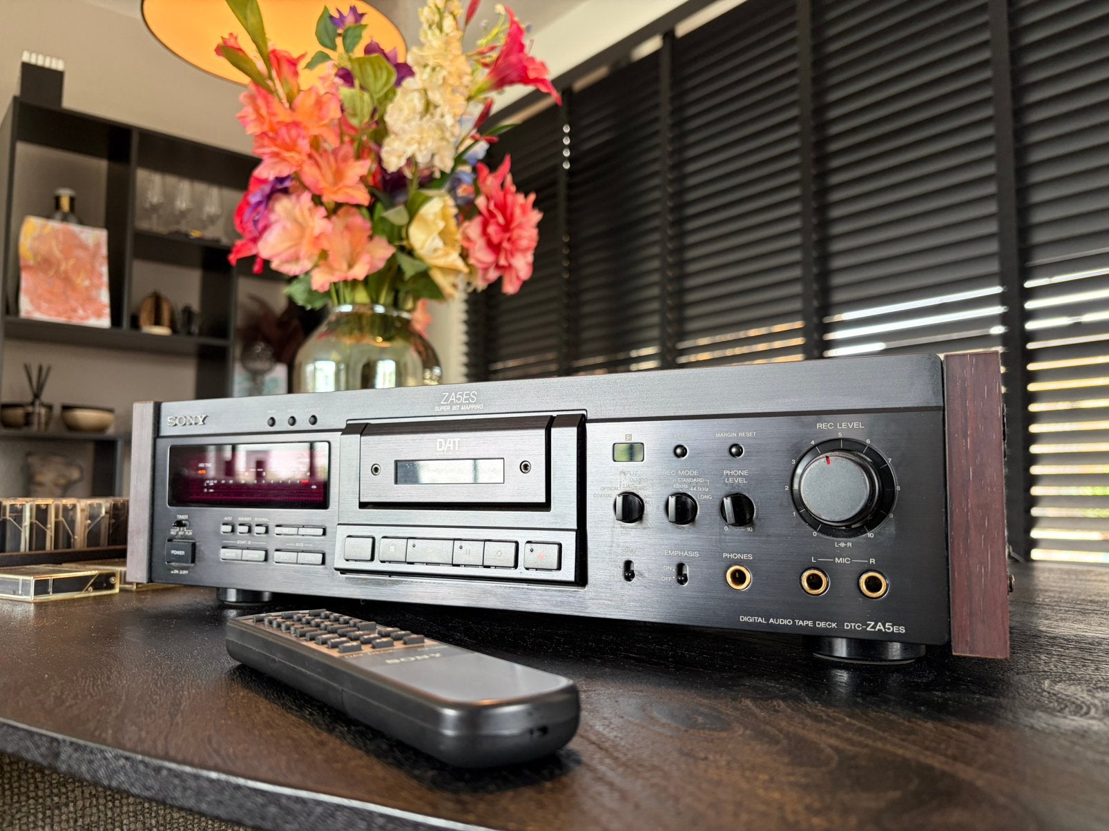 Sony DTC-ZA5ES DAT Recorder / Zwart / Incl. 47 DAT bandjes, Ophalen, Enkel, Sony