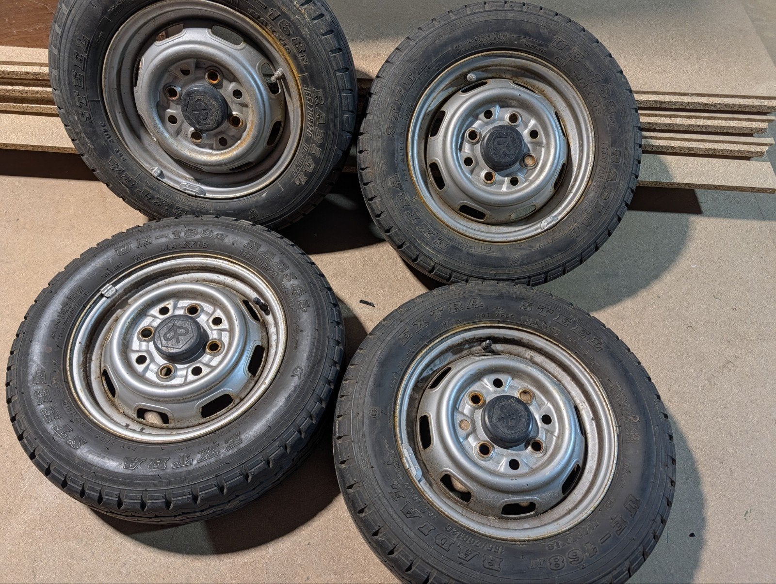 Velgen 12" 4x110 voor Piaggio Porter of Daihatsu Hijet, Ophalen, Gebruikt