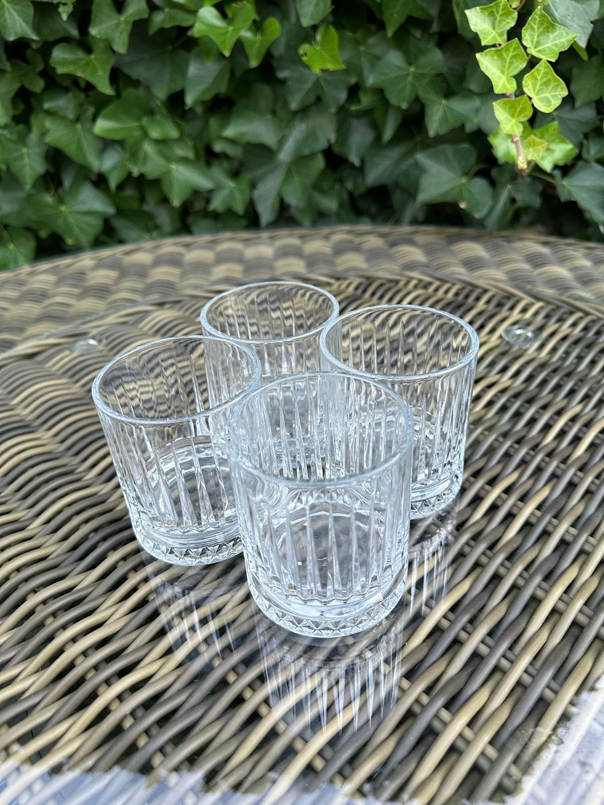 Set van 4 glazen | Pasabahçe Elysia | tumbler | 21cl, Ophalen of Verzenden, Zo goed als nieuw, Overige typen