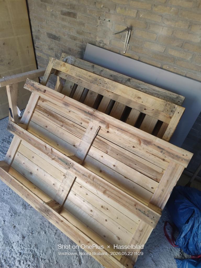Pallets, Ophalen of Verzenden, Overige houtsoorten, Minder dan 200 cm, Pallet