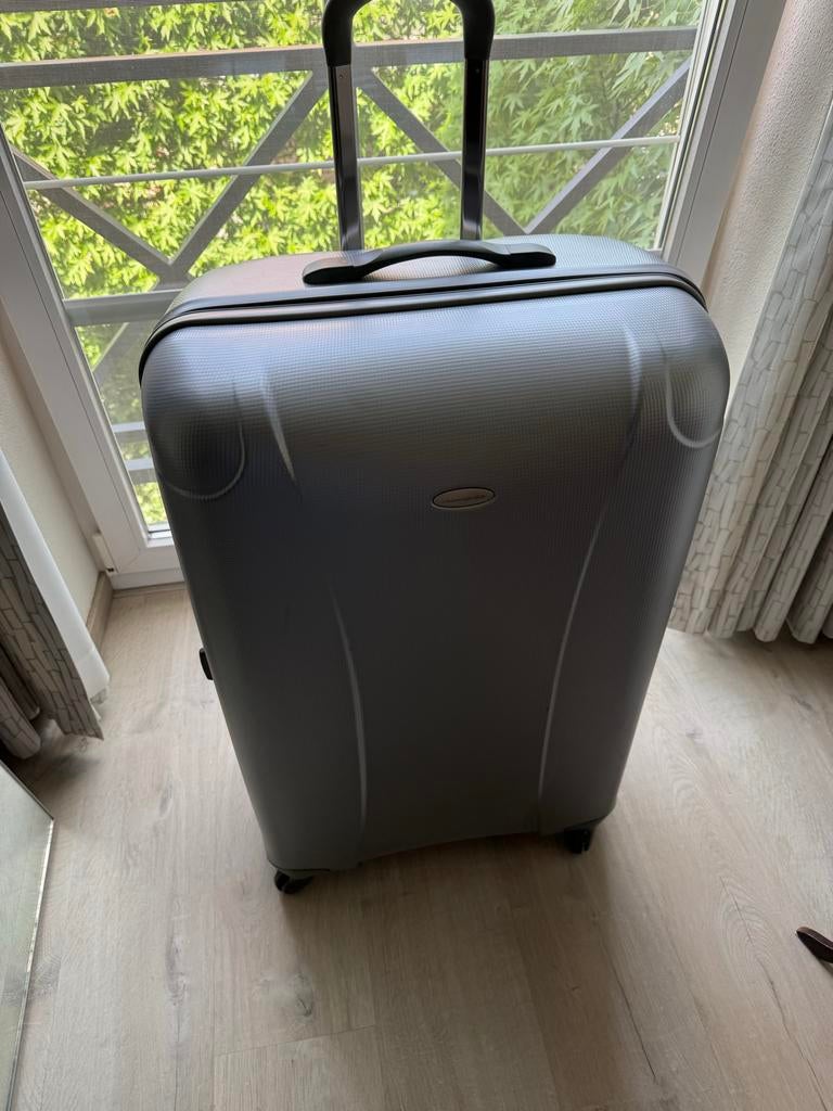 Samsonite koffer grijs - Zo goed als nieuw 80 x55 x 30cm, Ophalen of Verzenden, Zo goed als nieuw, 70 cm of meer, Zacht kunststof