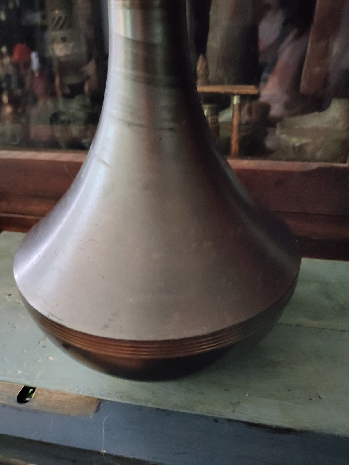 Antieke Brons vaas van Daalderop, Antiek en Kunst, Ophalen of Verzenden
