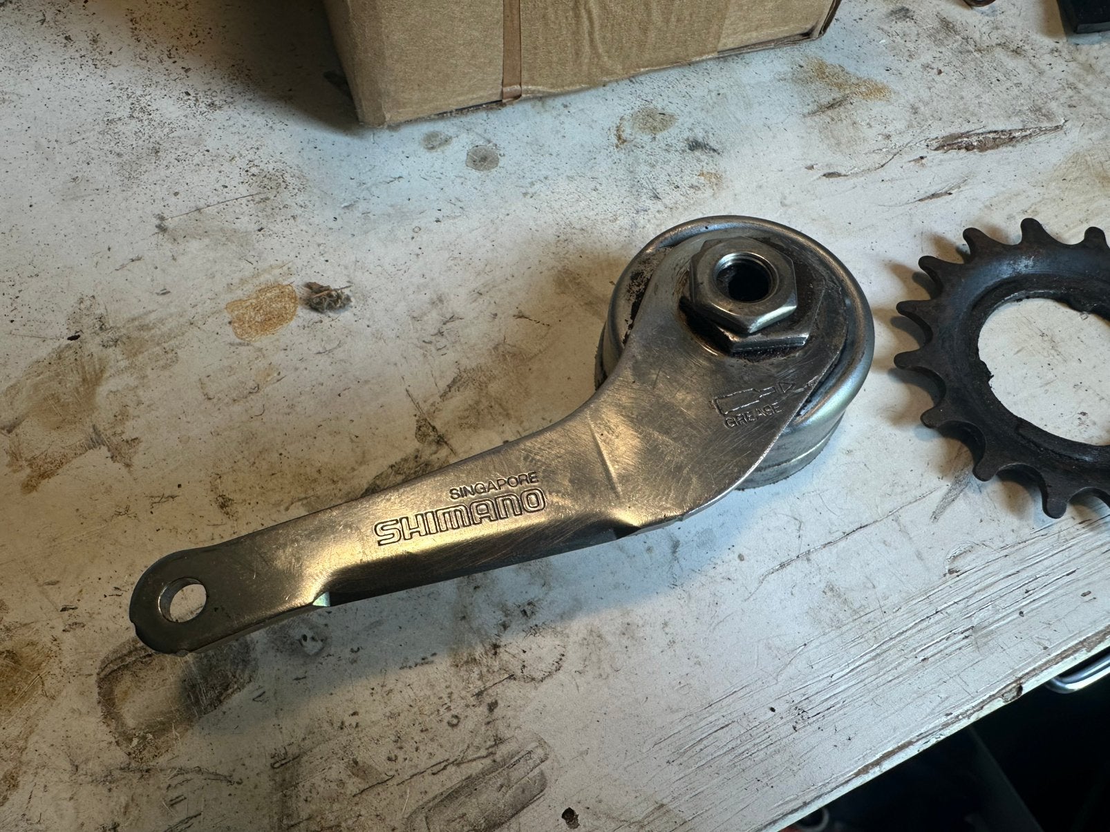 Shimano achteruittraprem arm nexus 3, Ophalen of Verzenden, Gebruikt, Toerfiets, Remmen