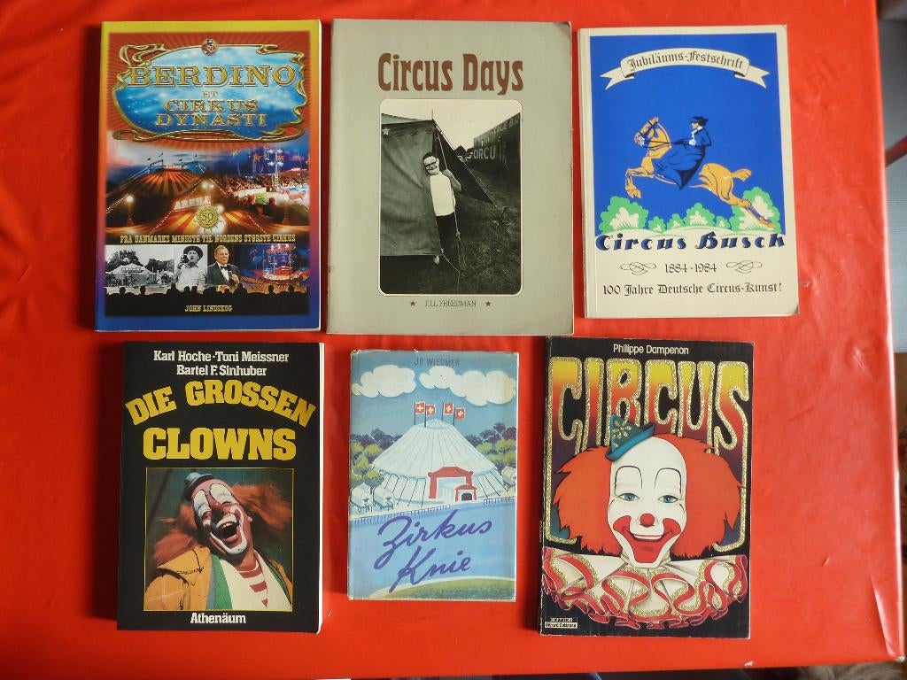 Collectie 6 Circus boeken advertentie 5, Ophalen of Verzenden, Gelezen, Overige onderwerpen