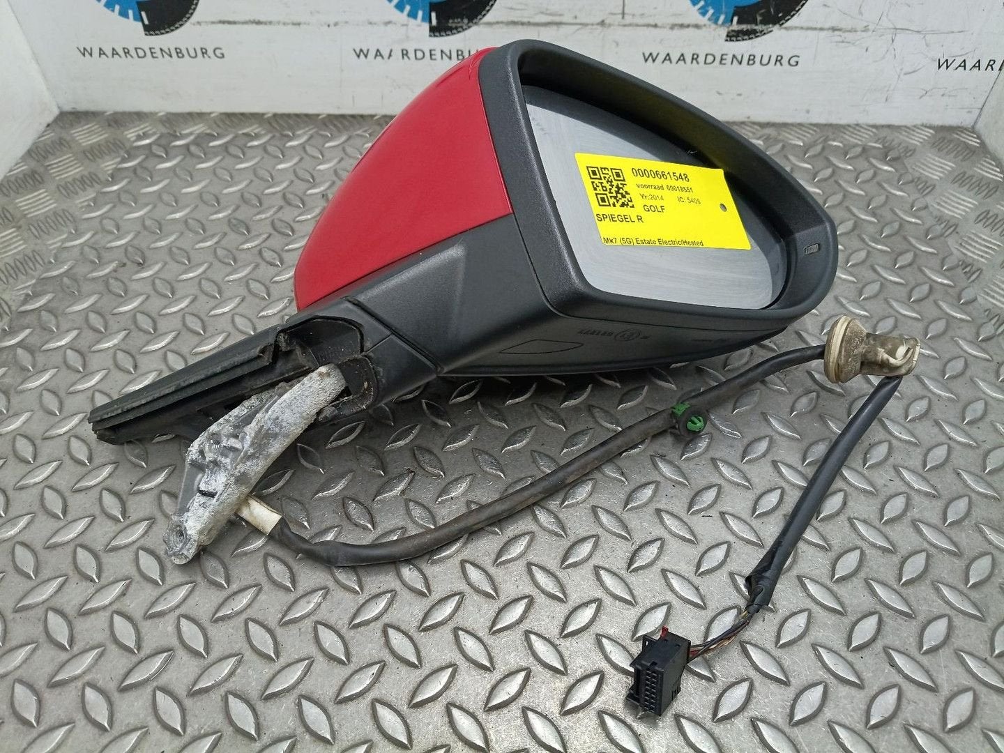 VOLKSWAGEN GOLF Mk7 BA 1.2 TSI BlueMotion SPIEGEL R 5G185750, Ophalen of Verzenden, Gebruikt, ARN erkend