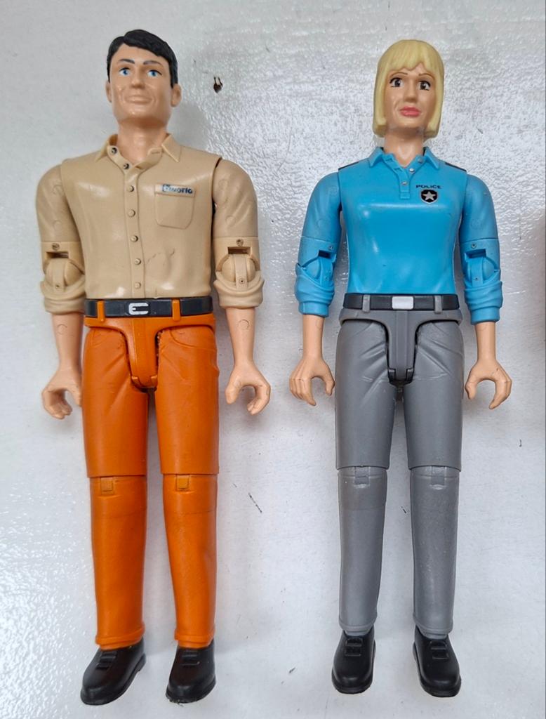 2 Bruder poppetjes/ figuren, Ophalen of Verzenden