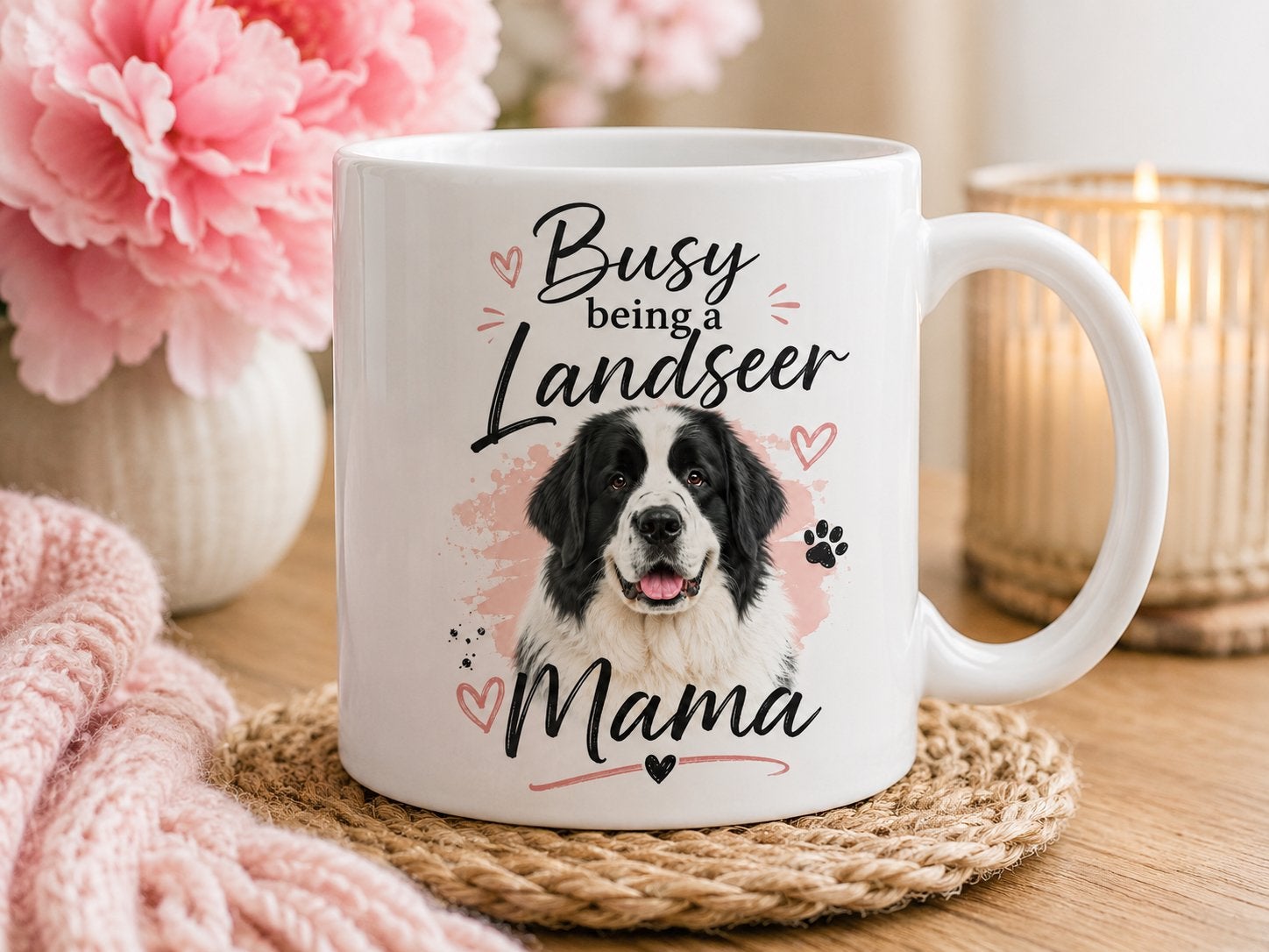 Busy being a Landseer Mama - Mok, Verzenden, Nieuw