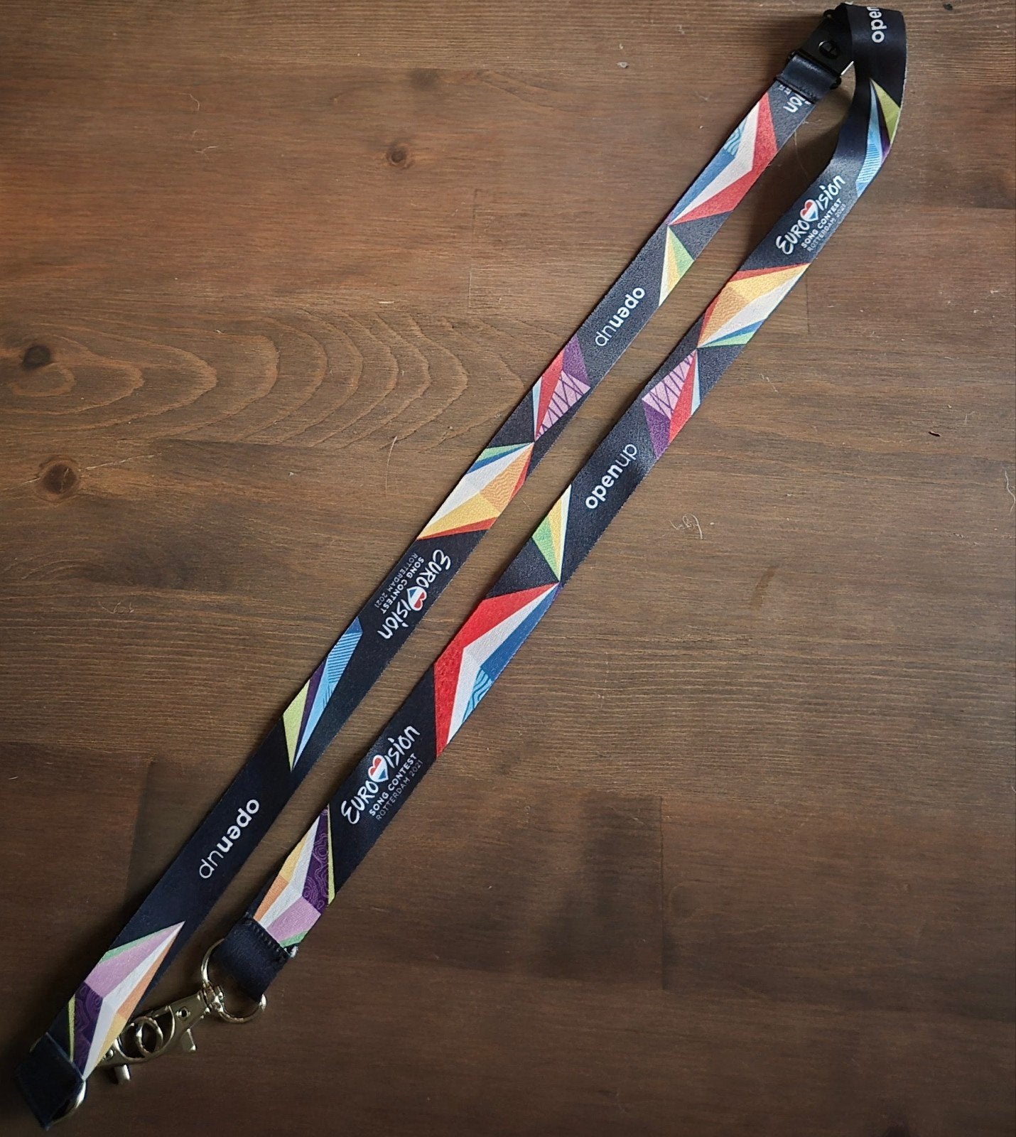 Lanyard Eurovision Song Contest Rotterdam 2021, Ophalen of Verzenden, Nieuw