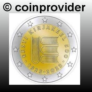 Commemoratieve 2 euromunten Estland: UNC, Postzegels en Munten, Munten | Europa | Euromunten, Verzenden, Estland, 2 euro, Losse munt