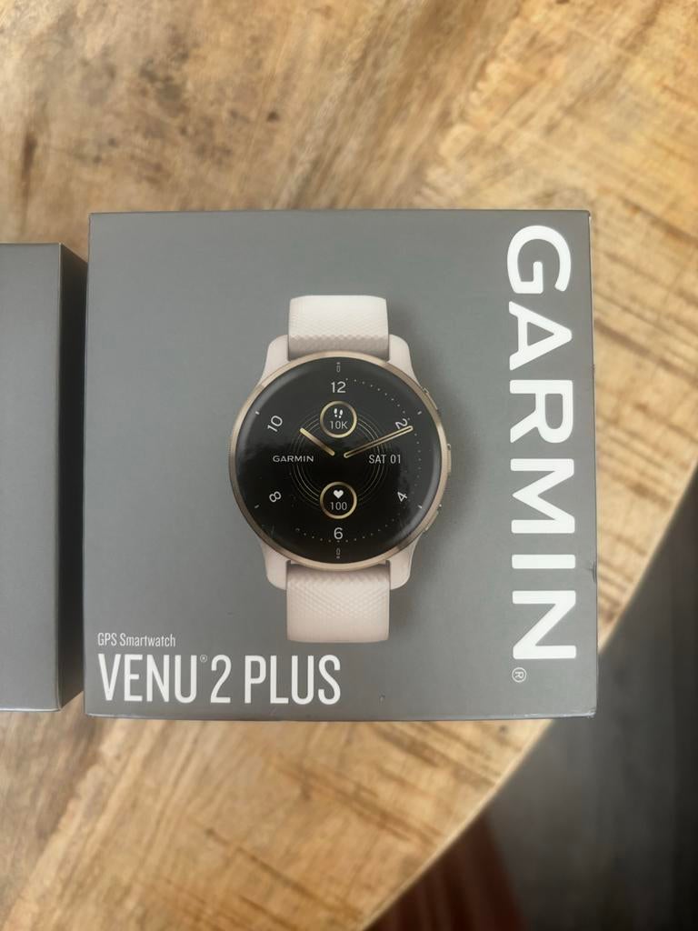 Garmin Venu 2 Plus GPS Smartwatch - Zo goed als nieuw, Afstand, Wit, Ophalen of Verzenden, Zo goed als nieuw