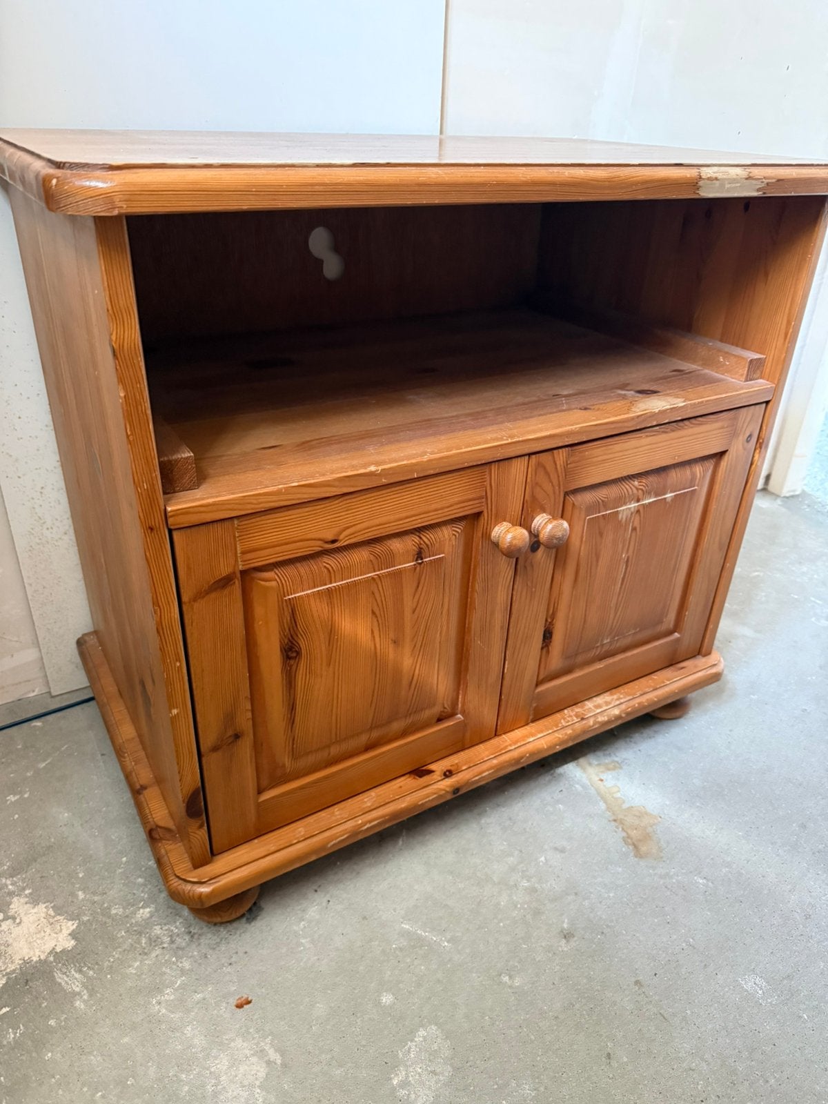 Houten tv-kast, Ophalen, Gebruikt, 50 tot 100 cm, Minder dan 100 cm