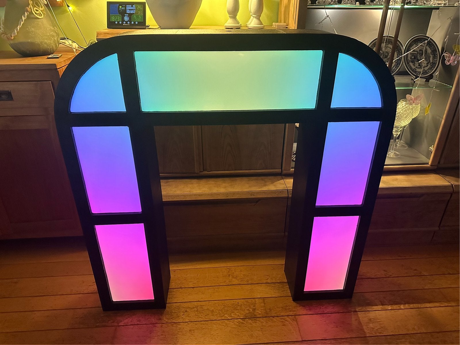 Eyecatcher Dj Booth met LED-show xxl, Ophalen, Nieuw, Overige merken