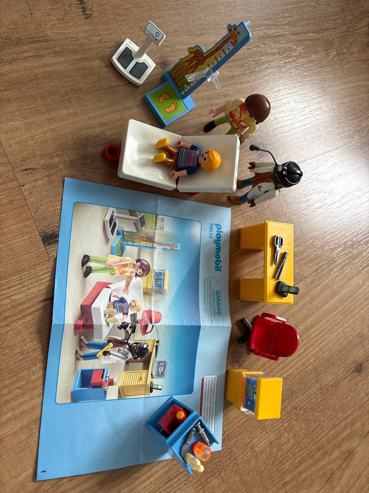 Playmobil 70034 kinderarts, Ophalen, Zo goed als nieuw, Jongen of Meisje
