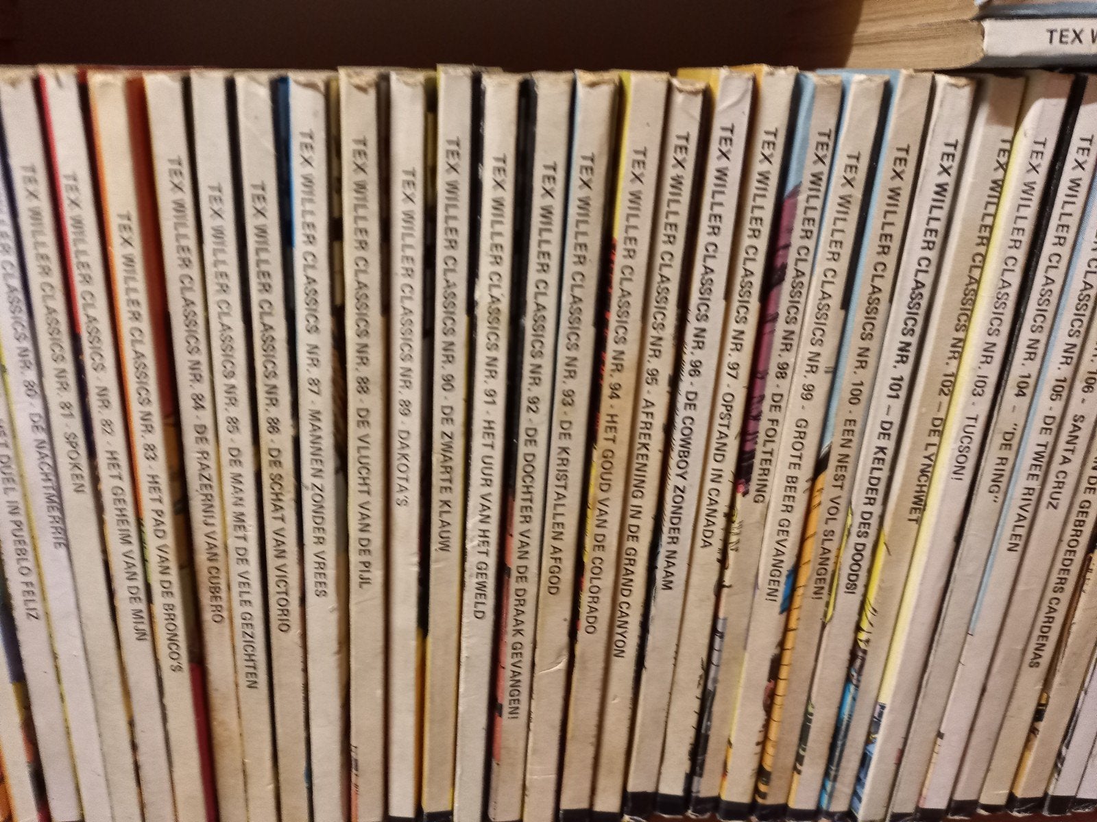 Tex Willer Classics - Grote collectie stripboeken 98 stuks, Boeken, Meerdere stripboeken, Ophalen of Verzenden, Gelezen