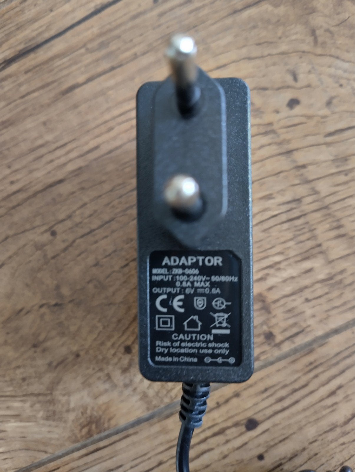 GoSolid Adapter 6V 0.6A - ZXB-0606 Voeding, Ophalen of Verzenden, Nieuw