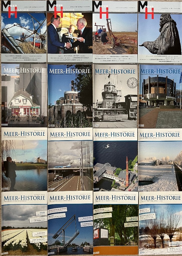 16 x Meer - Cultuur historisch Haarlemmermeer 2015 t/m 2018, Boeken, Ophalen of Verzenden, Zo goed als nieuw