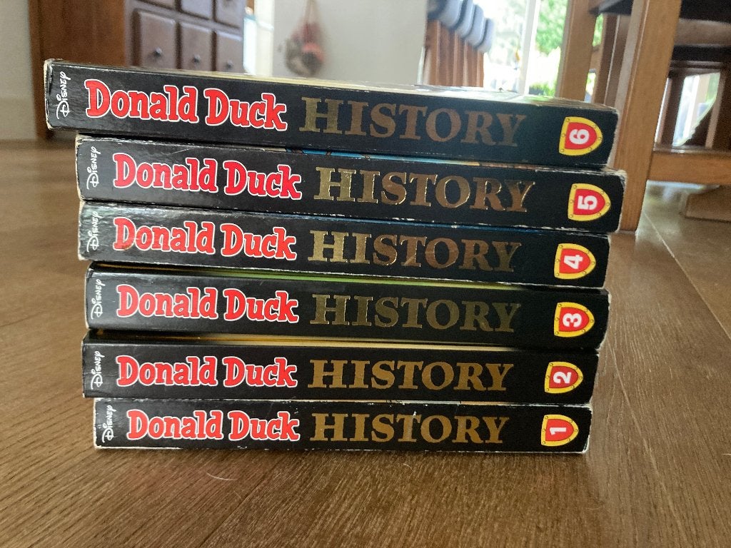 Donald Duck HISTORY pockets 1t\m6, Complete serie of reeks, Ophalen, Gelezen, Walt Disney