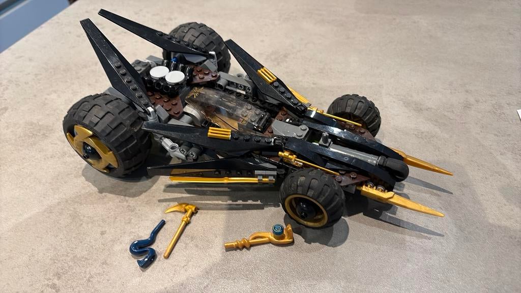 Lego Ninjago 9444 Cole’s Tread Assault, Kinderen en Baby's, Speelgoed | Duplo en Lego, Ophalen of Verzenden, Zo goed als nieuw
