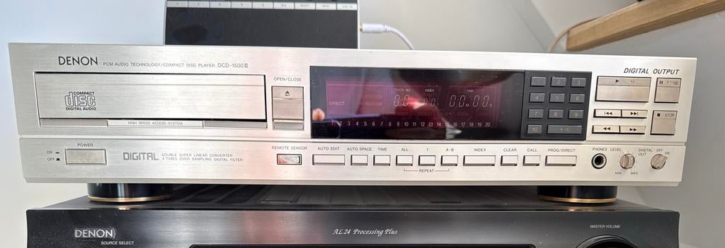 Denon DCD-1500II CD-speler - Burr Brown - onderhoud nodig, Ophalen of Verzenden, Gebruikt, Overige merken