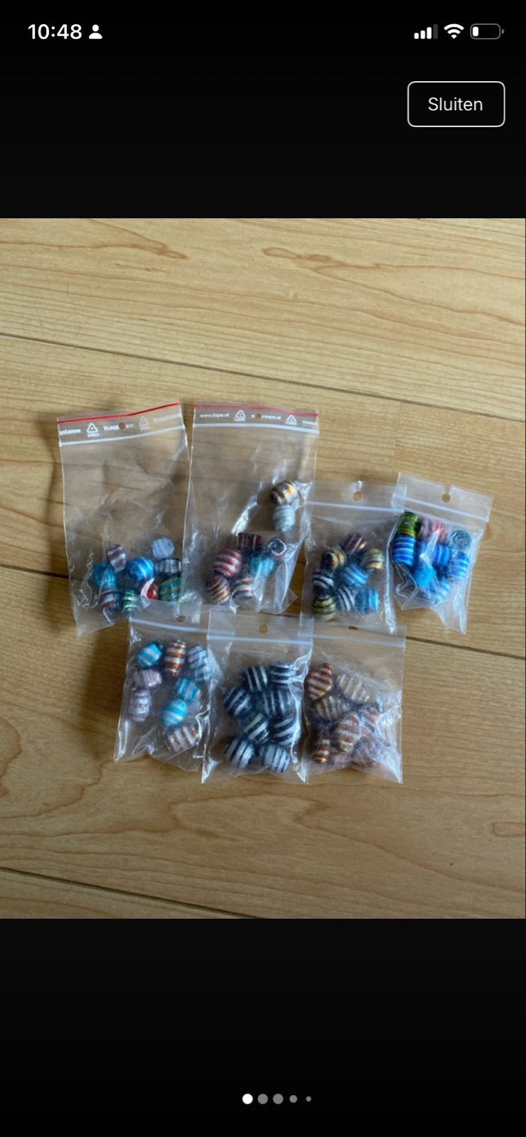 Diverse kralen voor sieraden maken - Verschillende kleuren, Ophalen of Verzenden, Zo goed als nieuw, Kraal