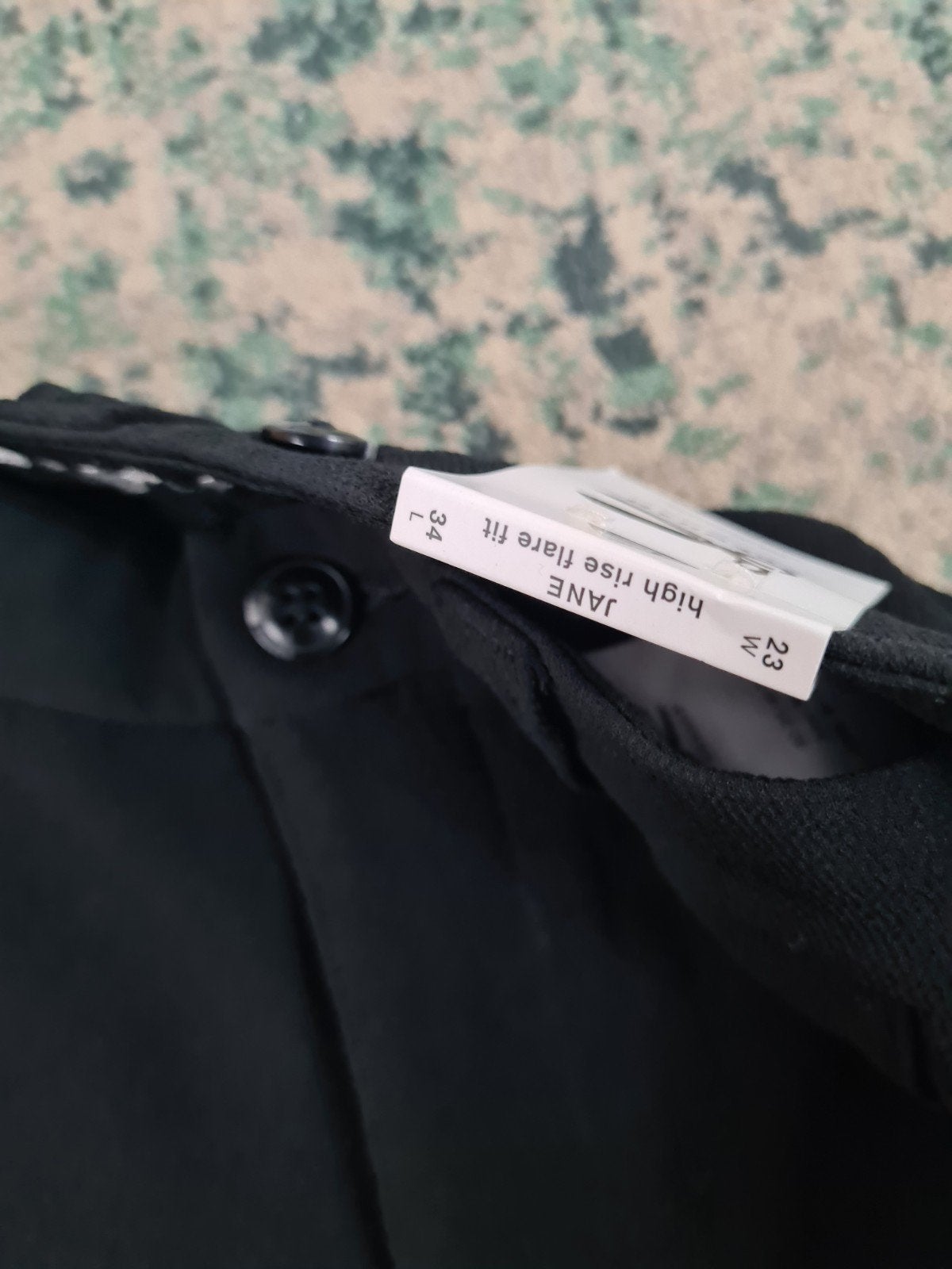 Denham Jane Tailor Pant SC Flare W23 L34 Nieuw Tulsi2334, Denham, Zwart, Nieuw, Ophalen of Verzenden