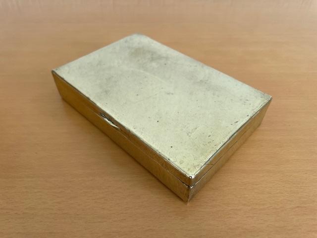 Koperen tabaksdoos, Ophalen of Verzenden, Gebruikt, Tabaksdoos of Verpakking