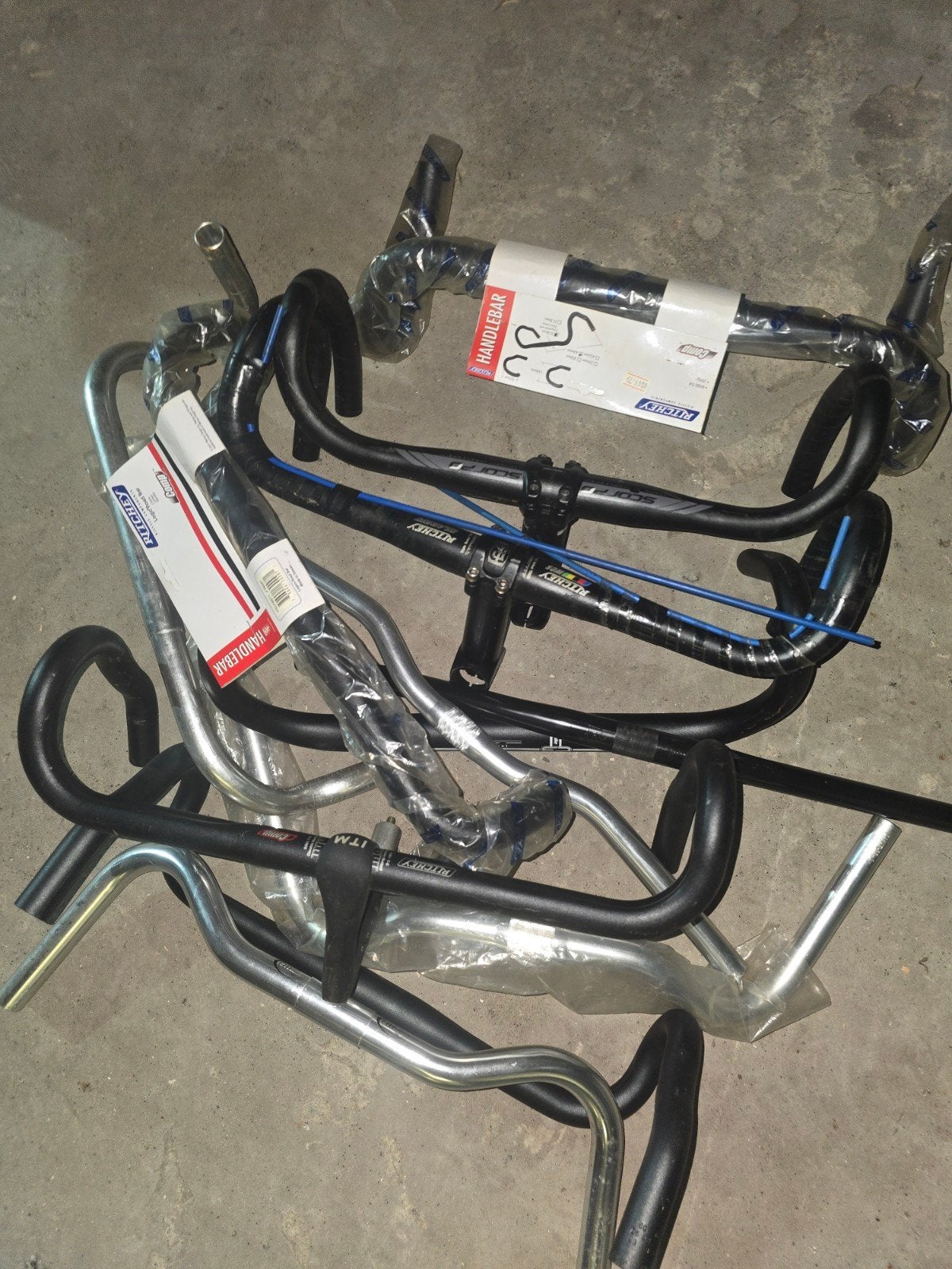 Partij MTB en racefiets sturen (TTT, Ritchey, Proma, itm), Fietsen en Brommers, Gebruikt, Tw, Stuur, Tw