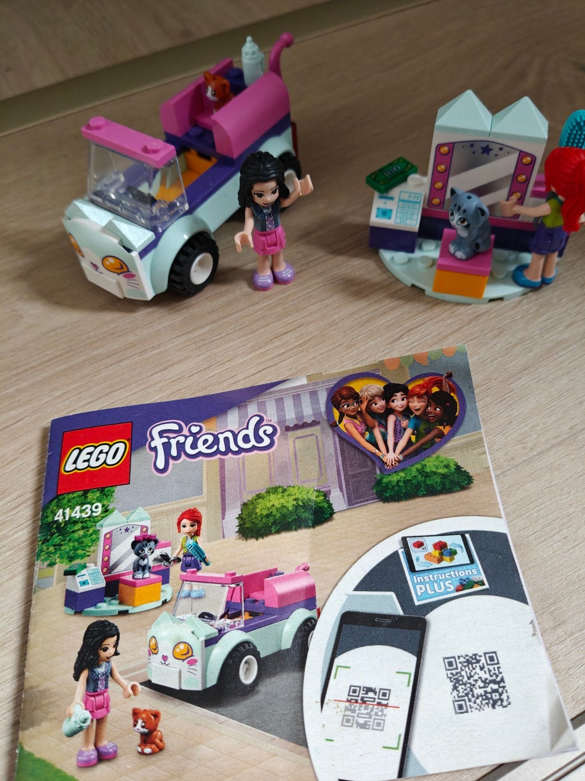 LEGO Friends 41439 - Kattenverzorgingswagen / Cat Grooming, Ophalen of Verzenden, Zo goed als nieuw, Lego
