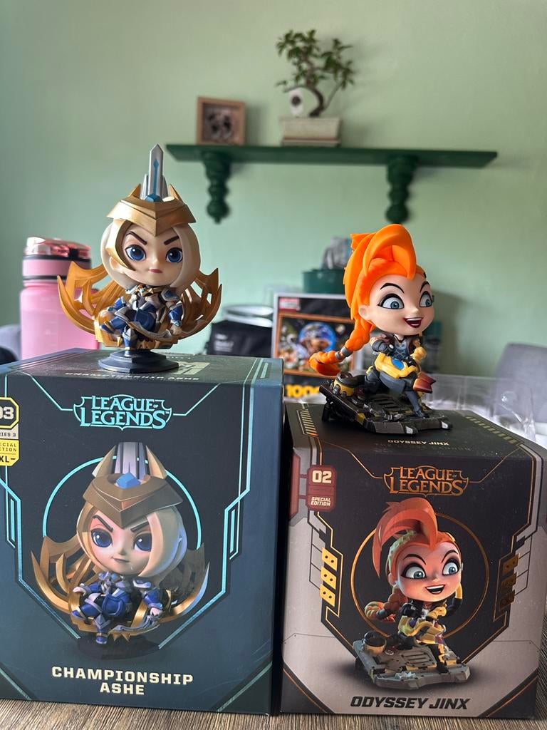 Championship Ashe & Odyssey Jinx figurines, 1 speler, Ophalen of Verzenden, Zo goed als nieuw, Vanaf 3 jaar