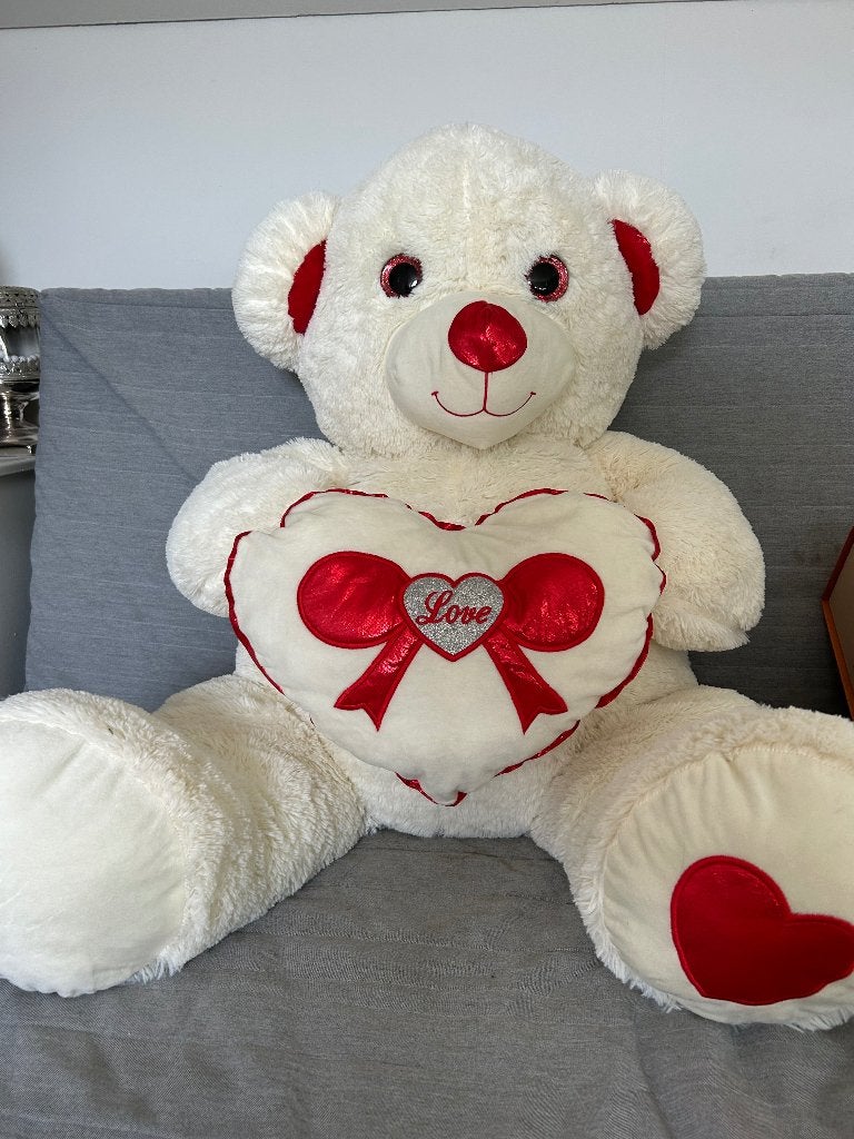 LOVE Knuffel beer 110 cm, Ophalen, Zo goed als nieuw, Beer