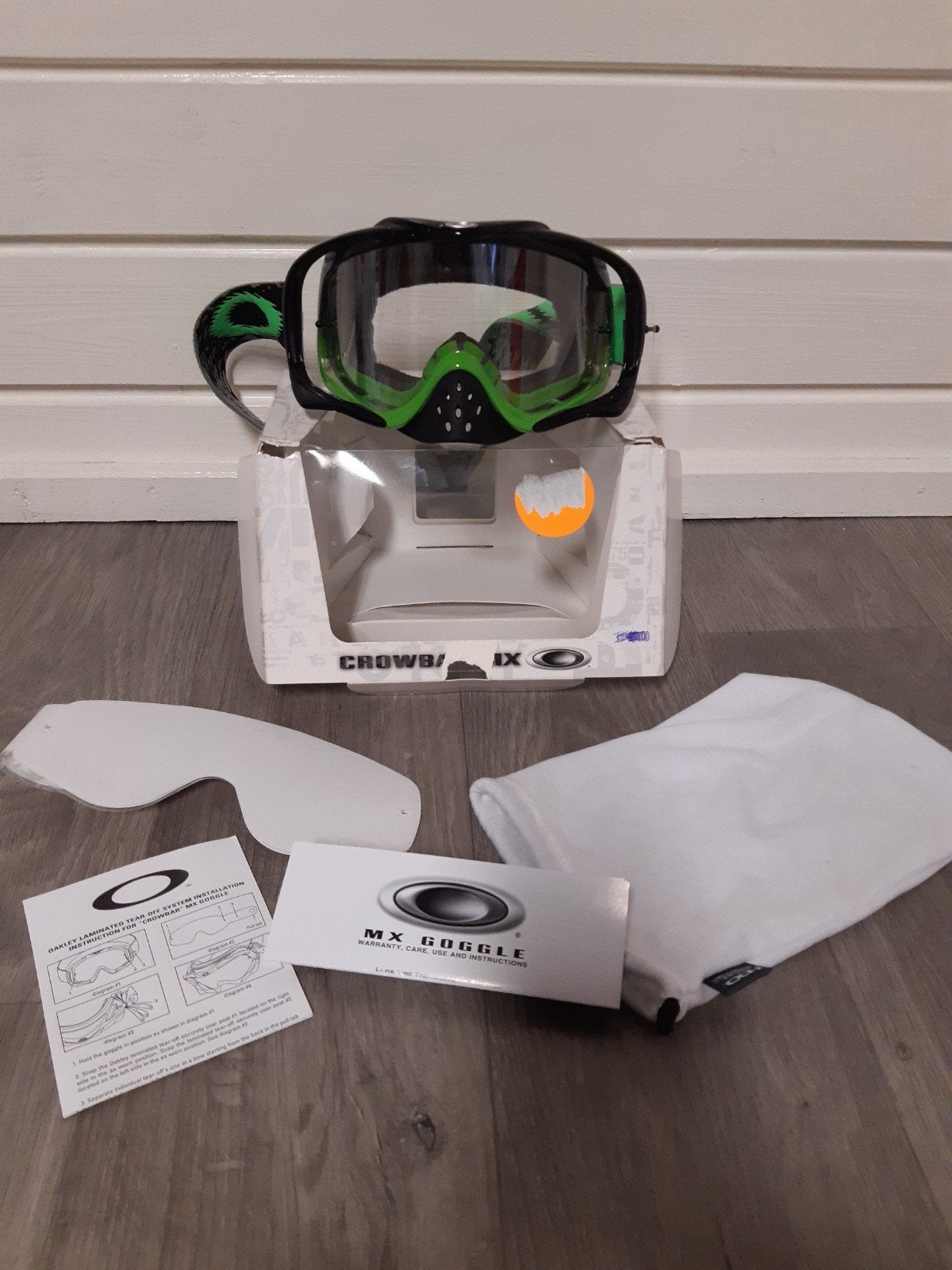 ZGAN Oakley crowbar bmx of mx motorcross bril, Ophalen, Tweedehands, Kinderen, Oakley