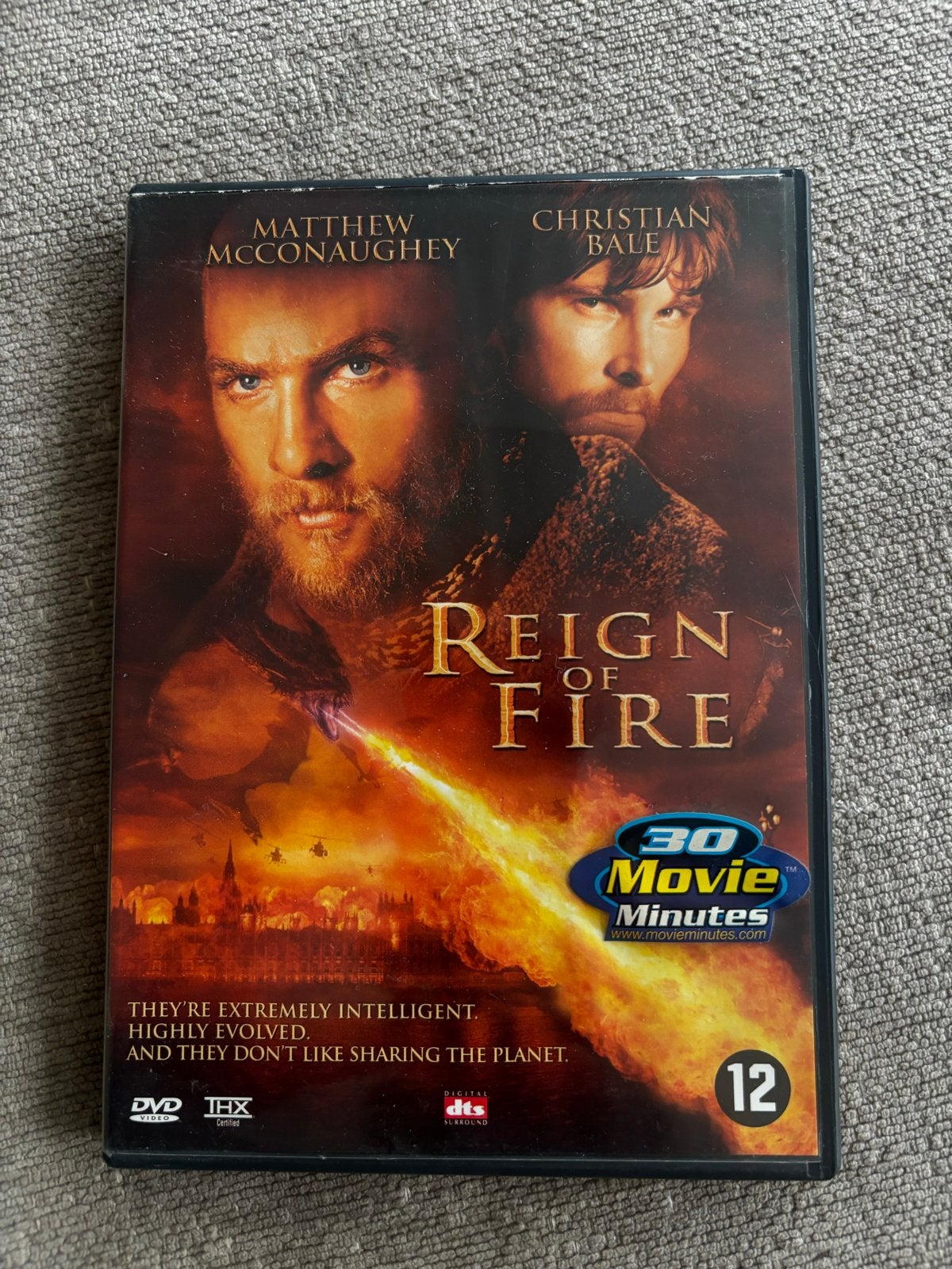 Reign of Fire DVD - Actiethriller met Matthew McConaughey, Nederlands, Actiethriller, Ophalen of Verzenden, Vanaf 12 jaar